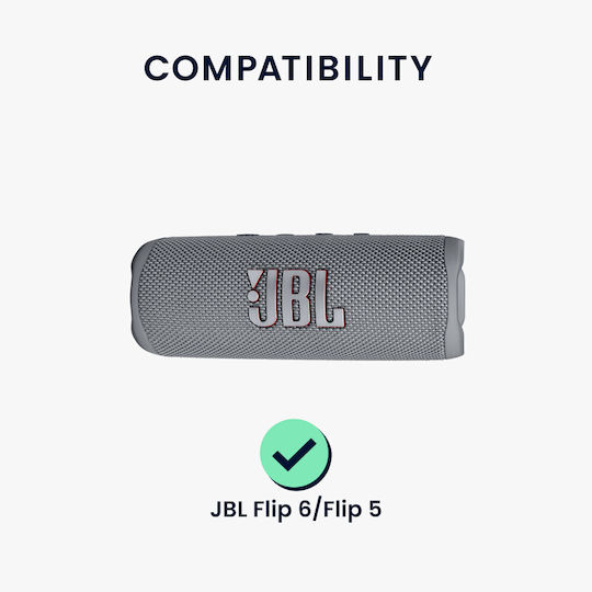Kwmobile Husă Jbl Flip 6/flip 5 Negru Silicon Kwm000024so001c