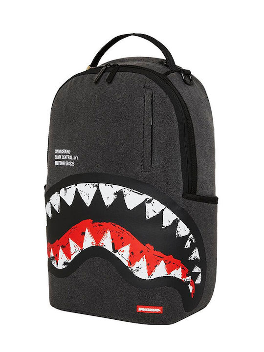 Sprayground DLXS Schulranzen Rucksack Junior High-High School Schwarz mit Flaschenhalter