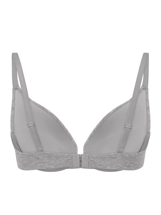 Push Up Bra Underwire Gray