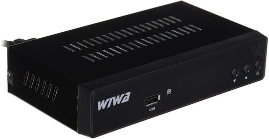 WIWA H.265 2790Z H.265 Maxx Ψηφιακός Δέκτης Mpeg-4 HD (720p) με Λειτουργία PVR (Εγγραφή σε USB) Συνδέσεις SCART / USB