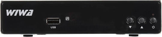 WIWA H.265 2790Z H.265 Maxx Ψηφιακός Δέκτης Mpeg-4 HD (720p) με Λειτουργία PVR (Εγγραφή σε USB) Συνδέσεις SCART / USB