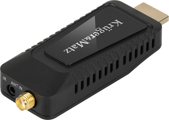 Kruger & Matz Mini Tuner DVB-T2 H.265 KM9999 Ψηφιακός Δέκτης Mpeg-4 Full HD (1080p) Συνδέσεις HDMI / USB