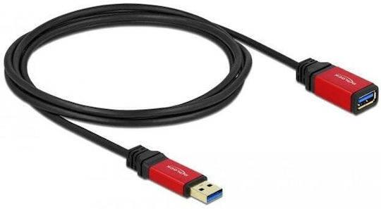 DeLock USB 3.0 Cable USB-A male - USB-A female 2m (82753)