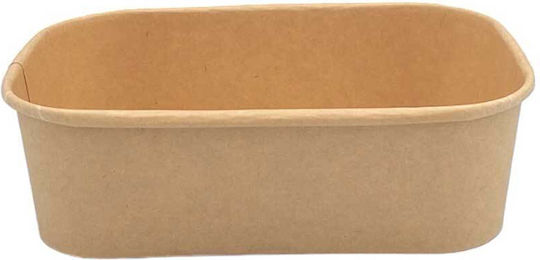Kraft Lebensmittelbehälter Parallelogramm 650ml 50Stück