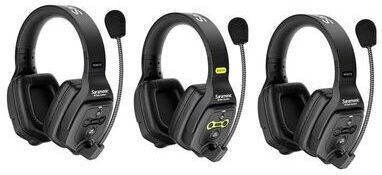 Stereo Intercom Solution Comp Witalk Wt3d3xbat 3 Persons Full-duplex 1.9ghz Dual-ear Black
