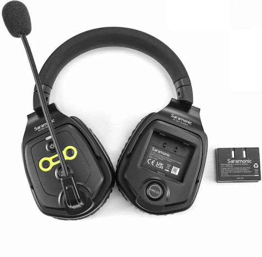 Soluție Intercom Stereo Comp Witalk Wt4d4xbat Set Pentru 4 Persoane Full-Duplex 1.9ghz Cu Două Căști Negre