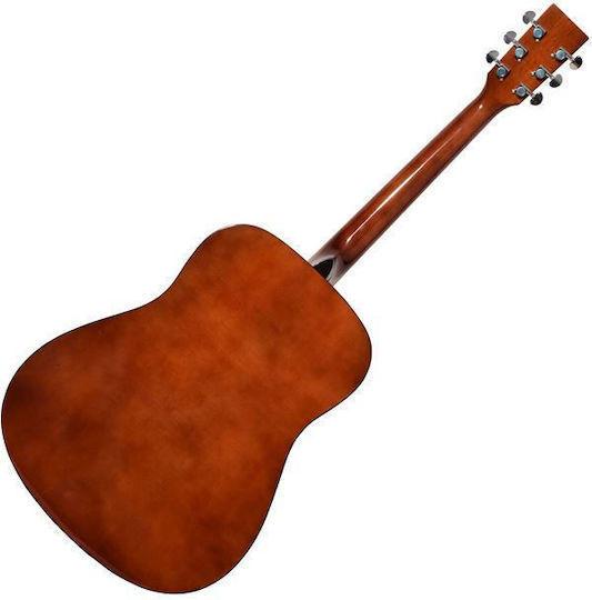 Memphis Akustisch Gitarre M-20 SB Sunburst mit Gehäusebündel