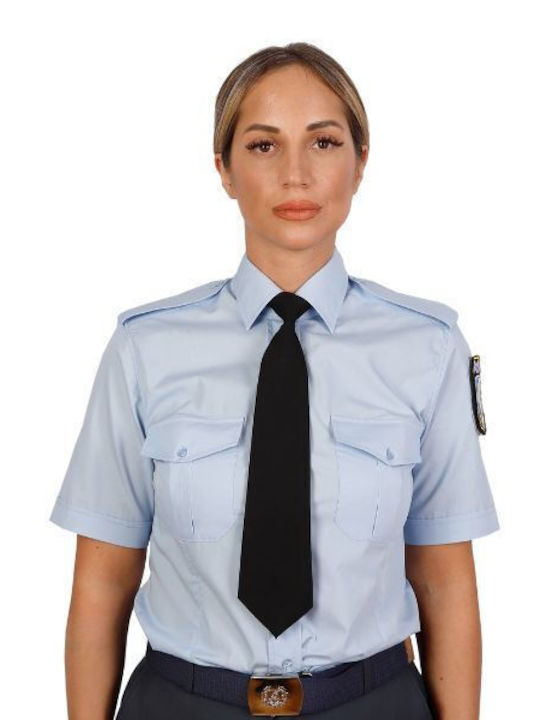 Women's Police Shirt Offer Summer Police Shirt Light Blue