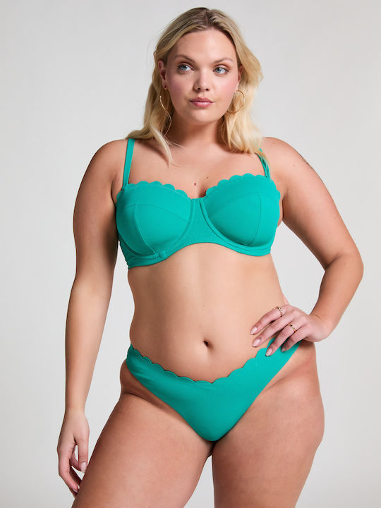 Strapless Bikini Top Πράσινο