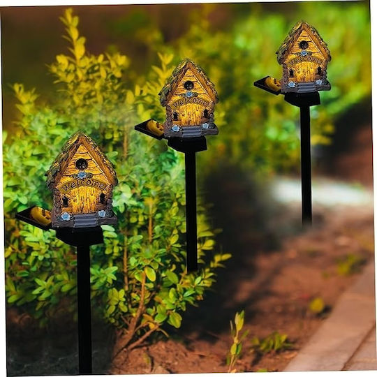 Lampa Lampă Solară Floare 1W 1200lm Alb Cald cu Senzor de Mișcare și Fotocelulă IP44