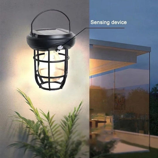 Lampa Suspendata Lampă Solară Lanternă 2W 1200lm cu Senzor de Mișcare IP65