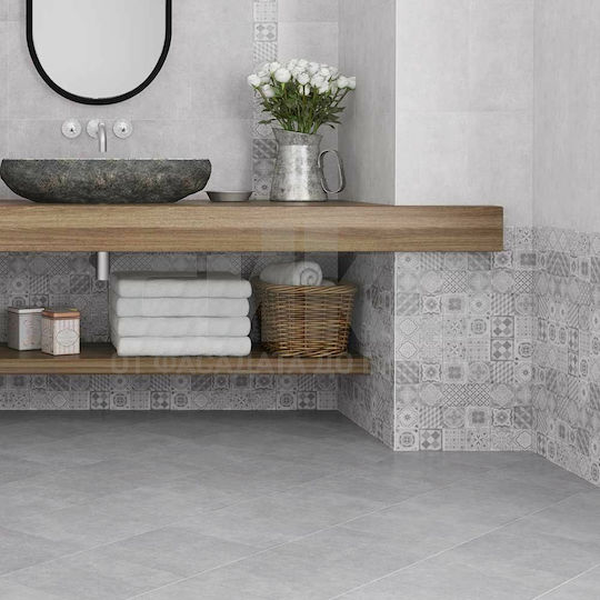 Placă de Baie Abitare Dark Grey 5968 25x40 Gri Închis Mat