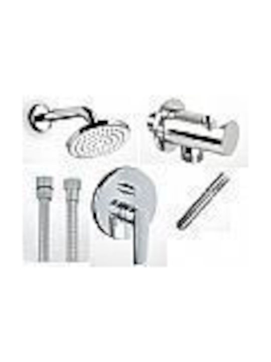Eurorama Klint Italy Eingebaute 2 Ausgänge Farbige Dusche Handbrause Decke