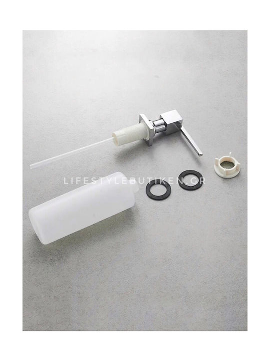 Naron Nr7001c Εντοιχιζόμενος Dispenser Σαπουνιού Κουζίνας Μεταλλικό 500ml Chrome