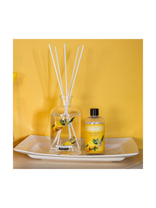 Wax Lyrical Colony Reed Diffuser Refill Υγρό Αναπλήρωσης Δοχείο Αρωματισμού Χώρου Lemon Grove 200ml