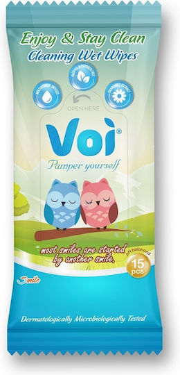 Voi Șervețele Umede 15 Bucăți
