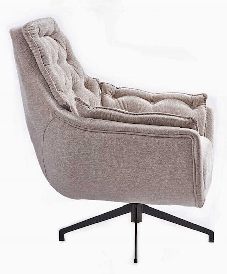 Πολυθρόνα Sara Μπεζ 50x55x1.00mcm