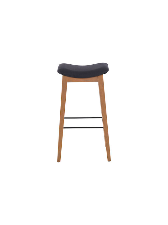 Bar Stool Anna Fabric Wooden Base 39x33xh.69cm Casa Vogue