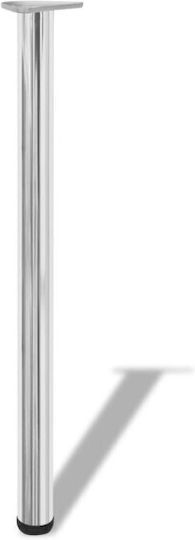 Möbelbein Rund Art.127 Φ60x710mm Finetto Braune 102-127f60marr Braun