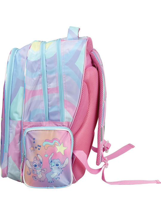 Gim Stitch Ghiozdan Școlar de Spate pentru Școala Primară Multicolor 27 Litri
