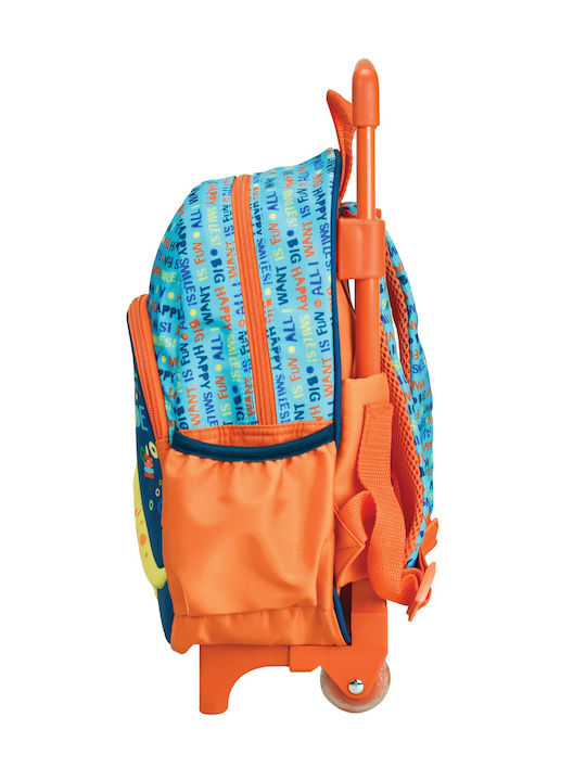 Fisher Price Dino Σχολική Τσάντα Τρόλεϊ Νηπιαγωγείου Πολύχρωμη 12lt 2025
