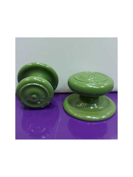 Buton pentru mobilier Eureka 11054-000-pla1 Verde Plastic Φ.30