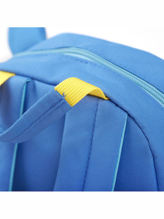 Sigikid Bear School Bag Backpack Kindergarten Blue with Water Bottle Holder 5.2Liters