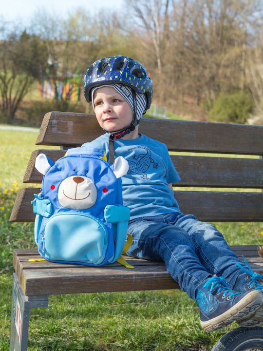 Sigikid Bear School Bag Backpack Kindergarten Blue with Water Bottle Holder 5.2Liters