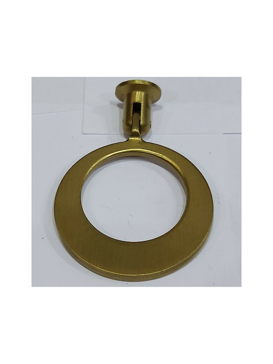 Handmade Brass Furniture Knob Omp Porro 10612-oro1 Gold Matte Diameter 45