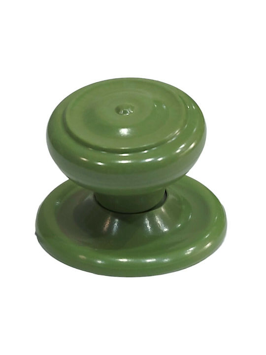 Italian Furniture Knob Eureka 11054-000-pla1 Green Plastic Diameter 30