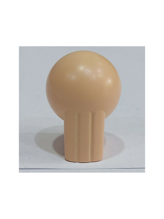Italian Furniture Knob Eureka 0106-som1 Satin Plastic Diameter 21