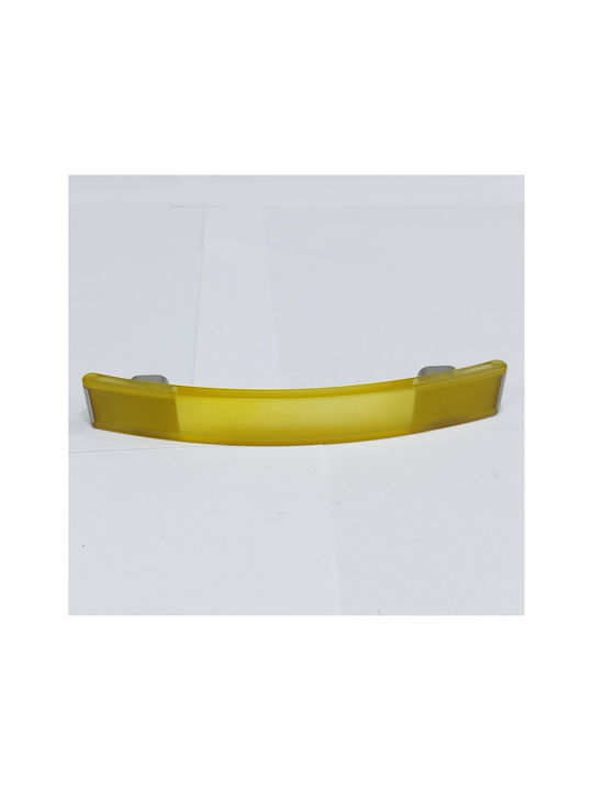 Ιταλική Λαβή Επίπλου Eureka 0738-096-kit1 Κιτρινο Διάσταση 9,6cm