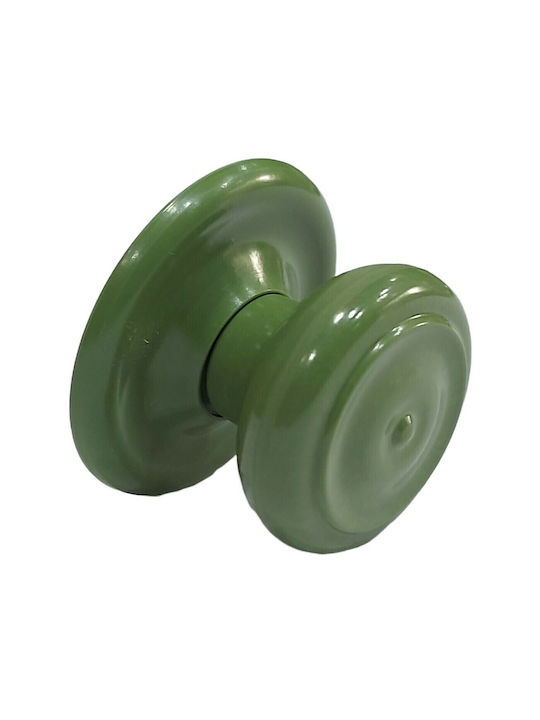 Italian Furniture Knob Eureka 11054-000-pla1 Green Plastic Diameter 30