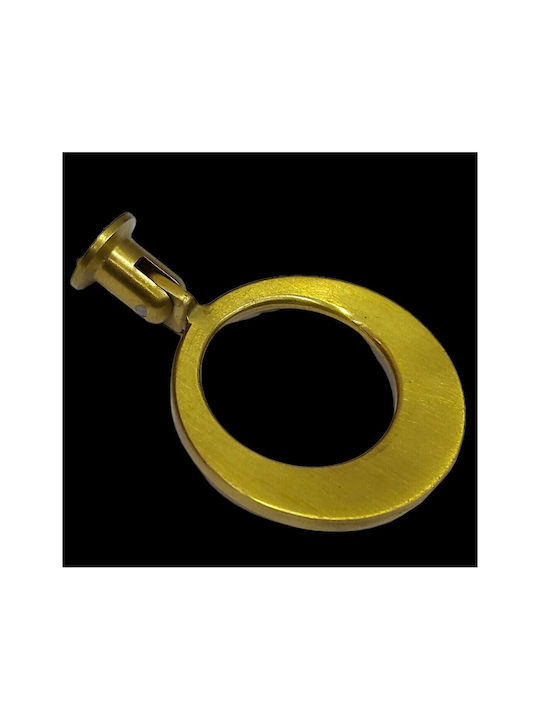 Handmade Brass Furniture Knob Omp Porro 10612-oro1 Gold Matte Diameter 45