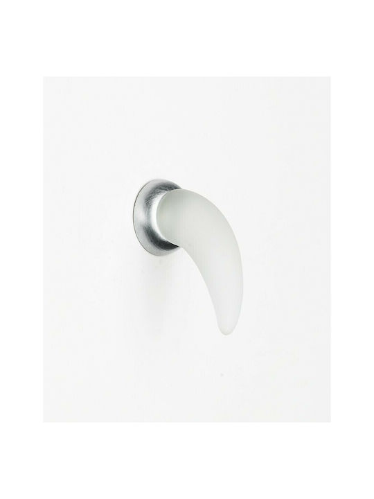 Italienischer Möbelgriff Steel-nova 7006-10c1 Murano Kristall Maße 20×20×35 Mm