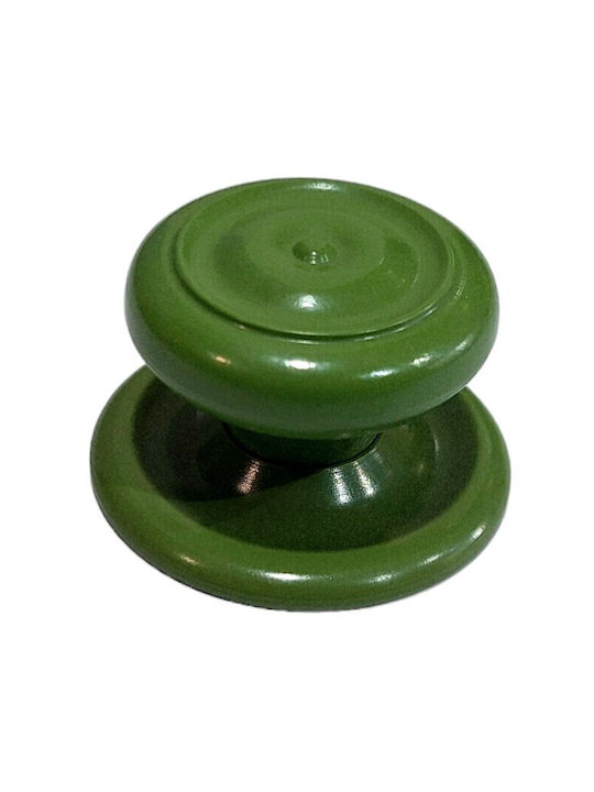Italian Furniture Knob Eureka 11054-000-pla1 Green Plastic Diameter 30