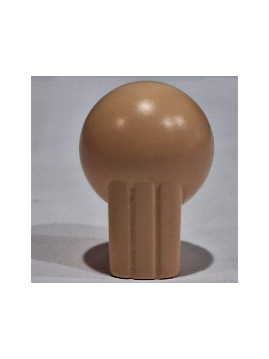 Italian Furniture Knob Eureka 0106-som1 Satin Plastic Diameter 21