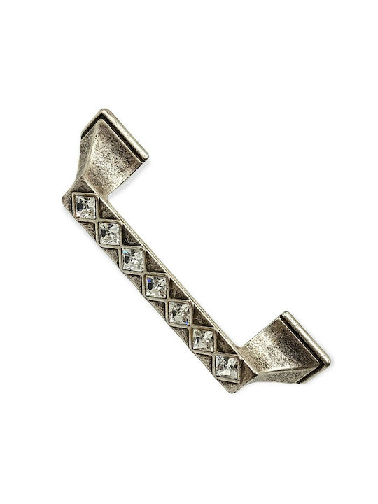 Italian Handle Swarovski Euro-fer 0127-096-swa1 Diameter 9.6cm
