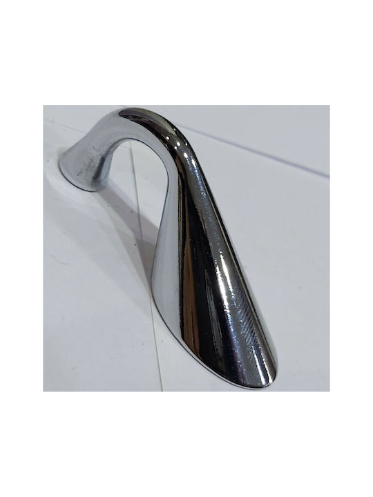 Mâner de mobilier Italian Eureka 0474-032-ino1 Dimensiune 3,2cm Culoare Full Face Crom Lucios