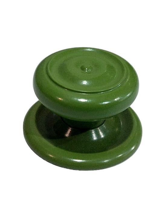 Italian Furniture Knob Eureka 11054-000-pla1 Green Plastic Diameter 30