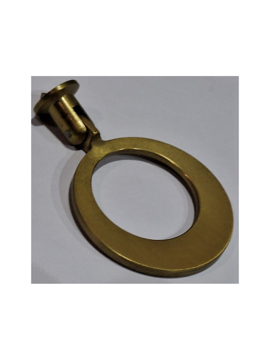 Handmade Brass Furniture Knob Omp Porro 10612-oro1 Gold Matte Diameter 45