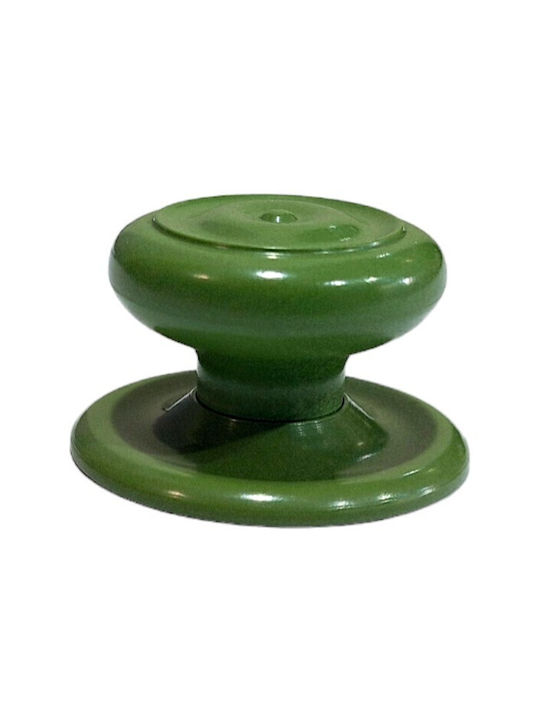 Italian Furniture Knob Eureka 11054-000-pla1 Green Plastic Diameter 30