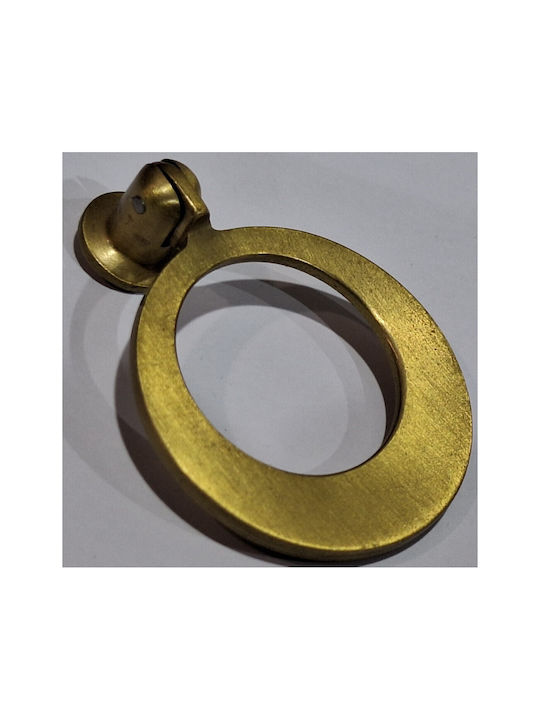 Handmade Brass Furniture Knob Omp Porro 10612-oro1 Gold Matte Diameter 45