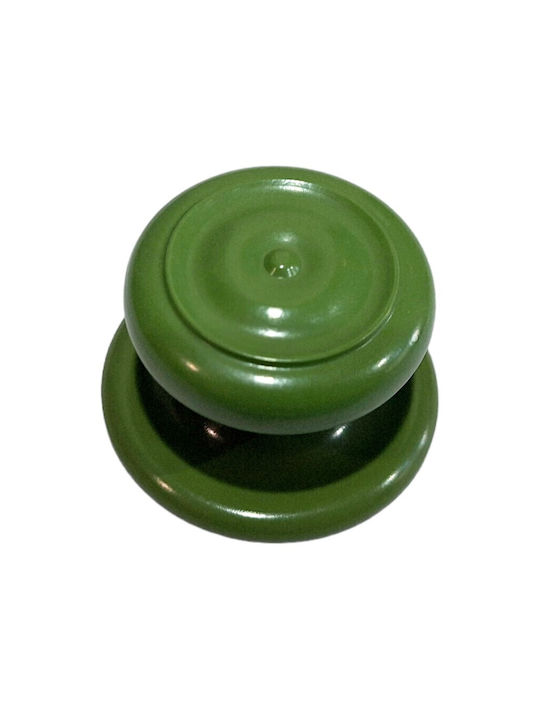 Italian Furniture Knob Eureka 11054-000-pla1 Green Plastic Diameter 30