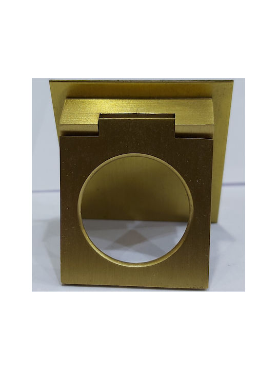 Ορειχάλκινο Ιταλικό Πόμολο Επίπλου Omp Porro 10614-oro1 Χρυσο-ματ Διάσταση 3,2cm