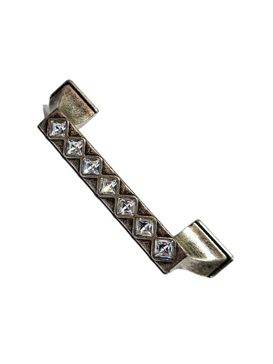 Italian Handle Swarovski Euro-fer 0127-096-swa1 Diameter 9.6cm