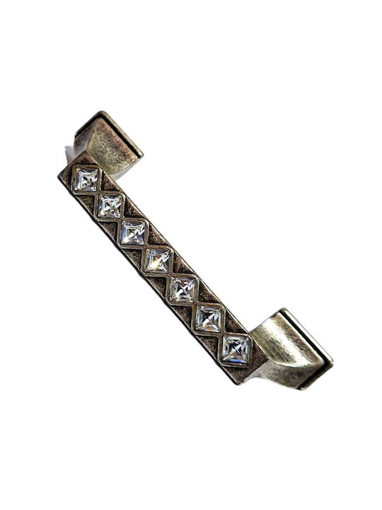 Italian Handle Swarovski Euro-fer 0127-096-swa1 Diameter 9.6cm