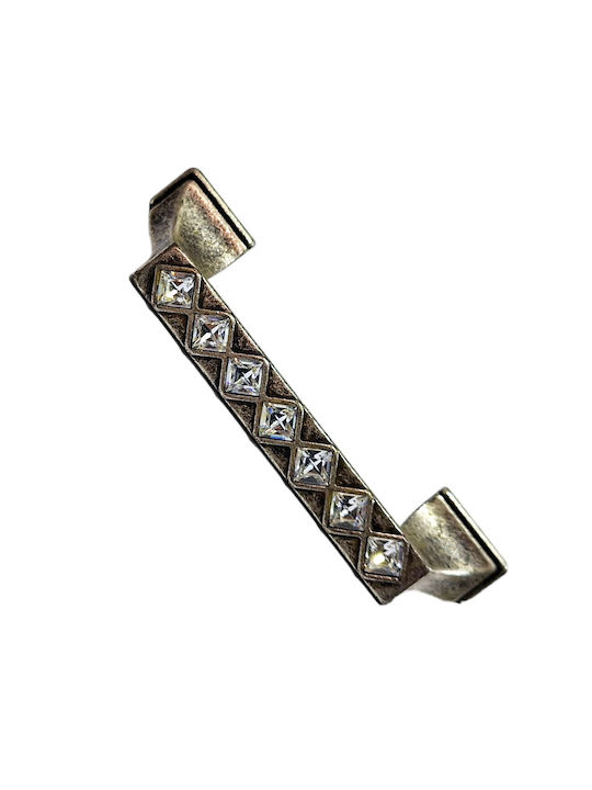 Italian Handle Swarovski Euro-fer 0127-096-swa1 Diameter 9.6cm