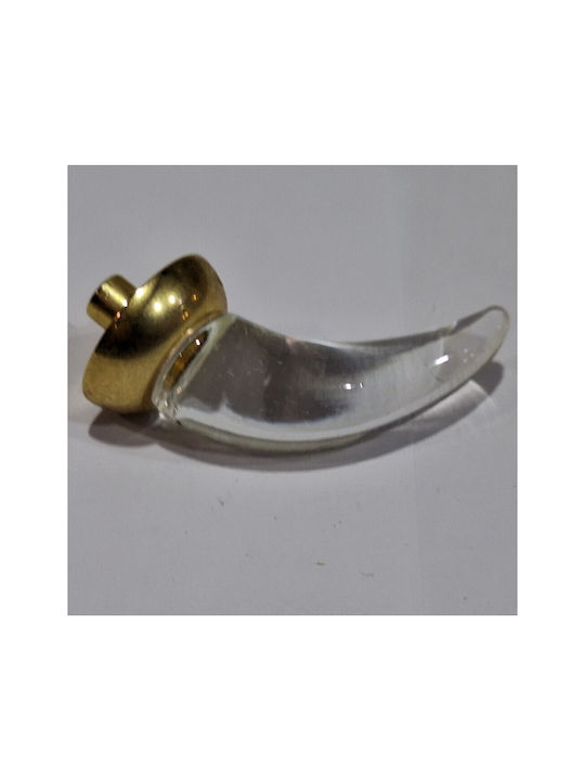 Italienischer Möbelknopf Steel-nova 7007-oro1 Murano Kristall Maße 20×20×35 Mm