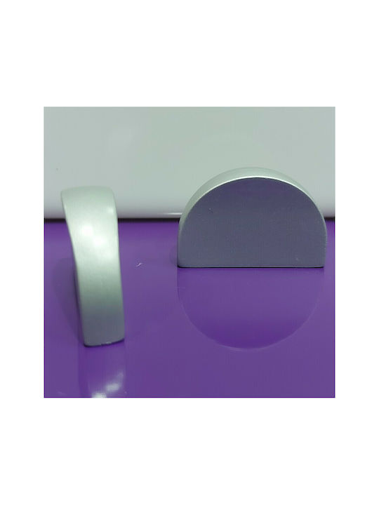 Italienischer Möbelgriff Eureka 0995-032-10c1 Chrom matt 3,2cm Durchmesser